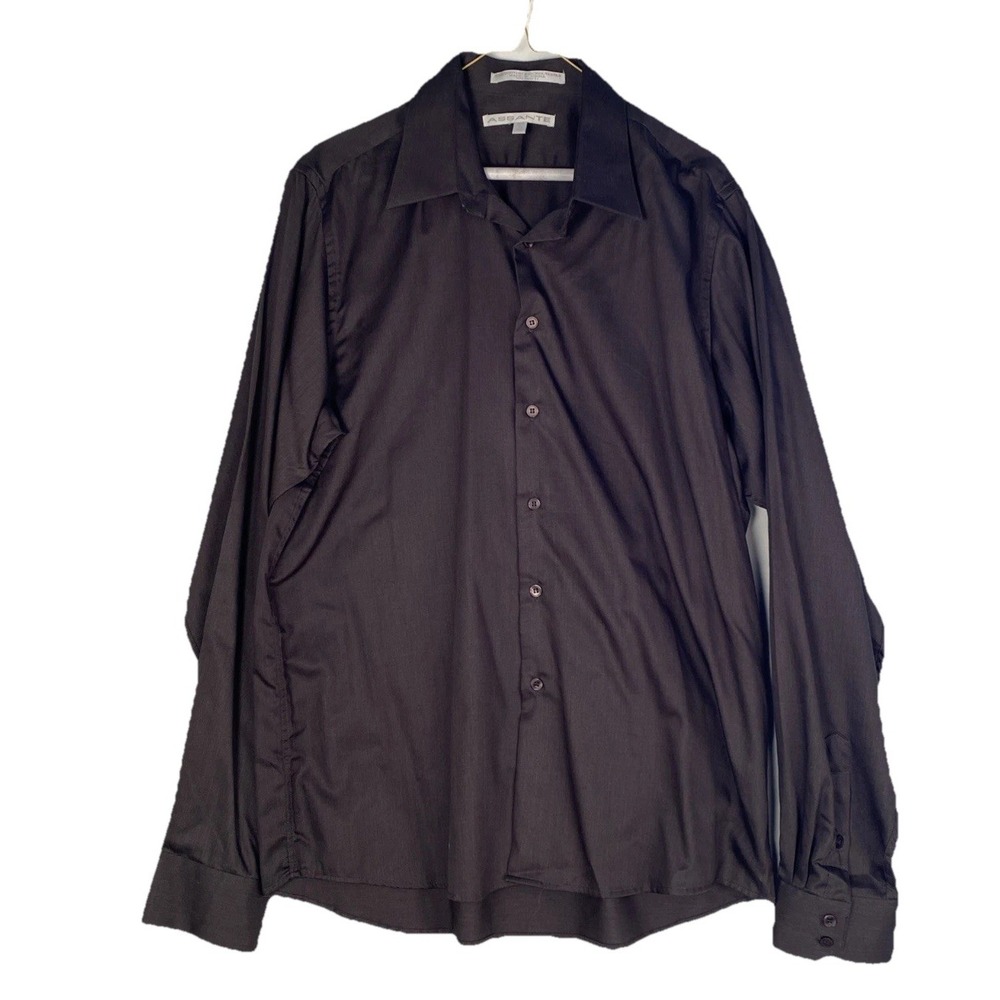 Assante men's dress shirt in a 16 1/2 6/7  Tall 60% cotton 40% polyester‎